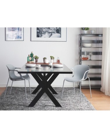 Lot de 2 chaises grises