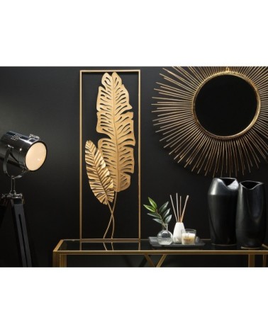 Décoration murale dorée