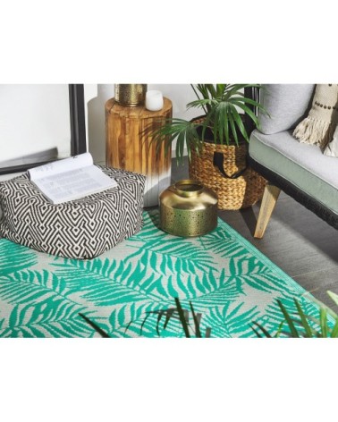 Tapis en matériaux synthétiques vert 180x120cm