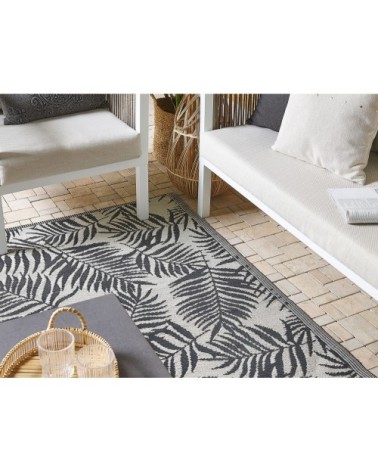 Tapis en matériaux synthétiques noir 180x120cm