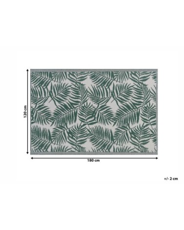 Tapis en matériaux synthétiques vert 180x120cm