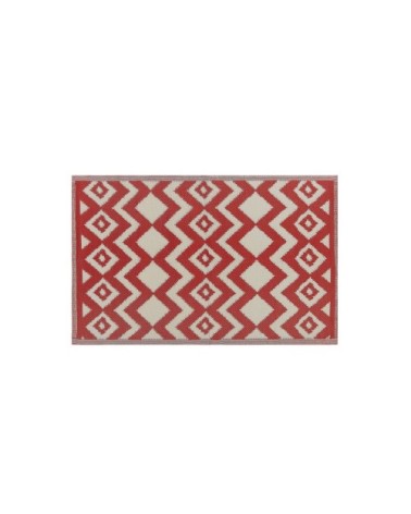 Tapis en matériaux synthétiques rouge 180x120cm