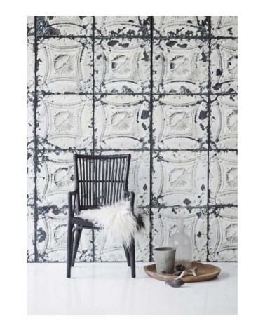 Fauteuils de table en rotin noir mat