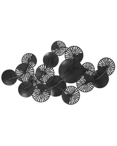 Décoration murale cuivrée et dorée