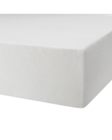 Protège matelas en coton bio blanc 140 x 190 cm