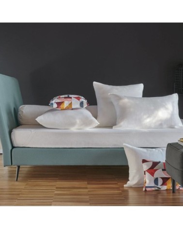 Protège matelas en coton bio blanc 140 x 190 cm