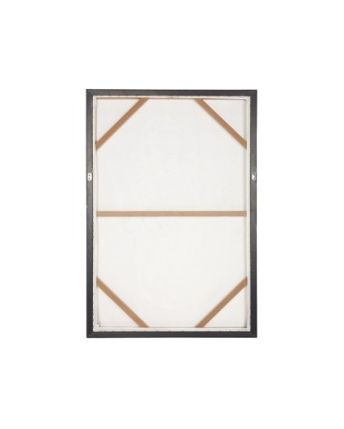 Toile imprimée multicolore rue américaine 63 x 93 cm