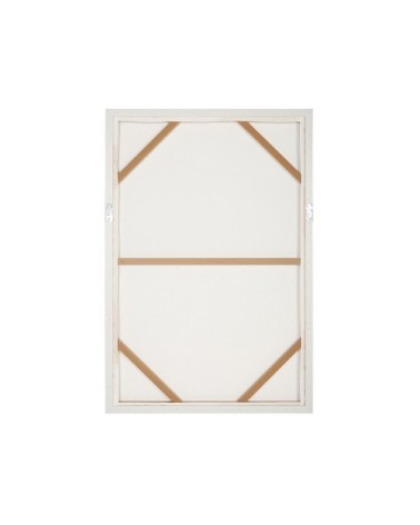 Toile imprimée noire et grise femme avec cadre 63 x 93 cm