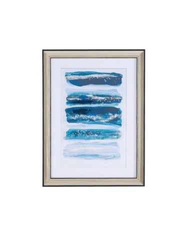 Tableau décoratif bleu 30 x 40 cm