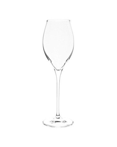 Verre à pied Prosecco en verre transparent