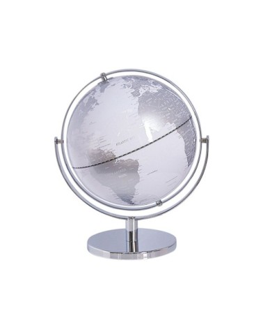 Globe blanc et argenté D27