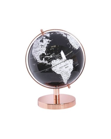 Globe noir et blanc 28 cm