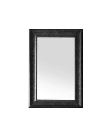 Miroir en matériaux synthétiques noir 90x60