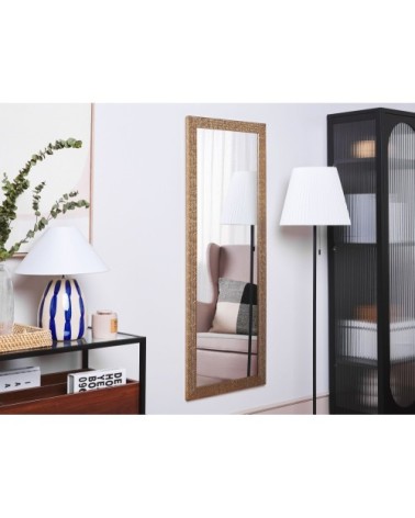 Miroir en matériaux synthétiques laiton 130x50