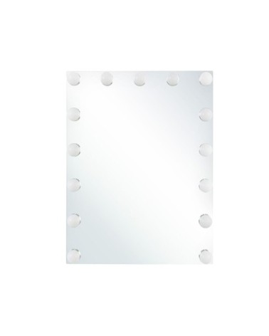 Miroir en métal argenté 50x40