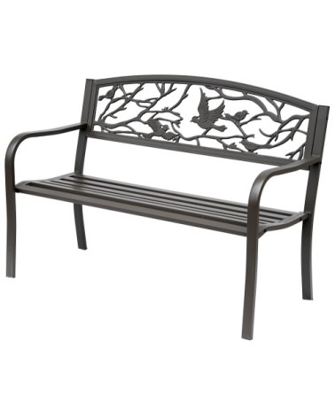 Banc 3 places de jardin style rural chic