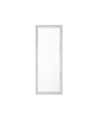 Miroir en matériaux synthétiques blanc 130x50