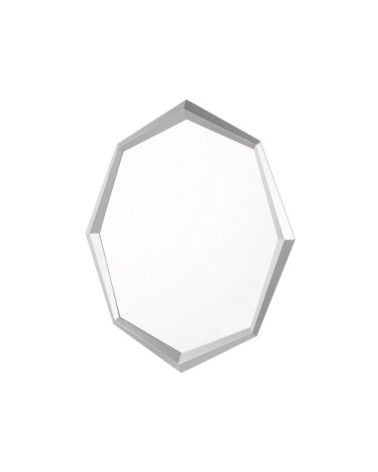 Miroir en métal argenté 91x66