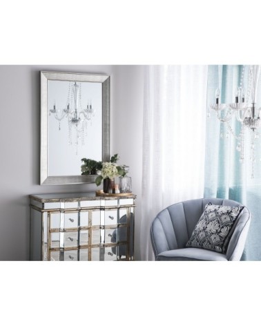 Miroir en matériaux synthétiques argenté 91x61