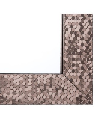 Miroir en matériaux synthétiques marron 130x50