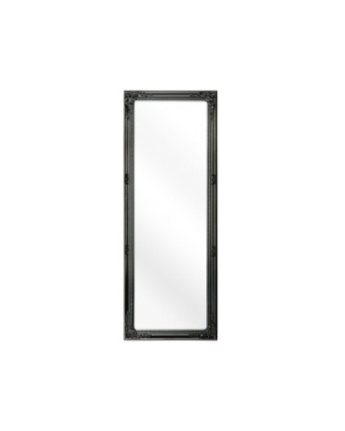 Miroir en matériaux synthétiques noir 130x50
