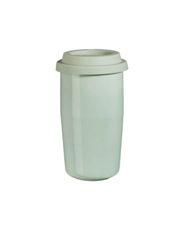 Mug isotherme en porcelaine vert menthe 0,35cl