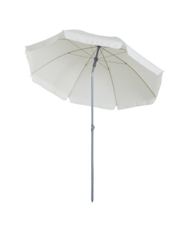 Parasol inclinable octogonal crème
