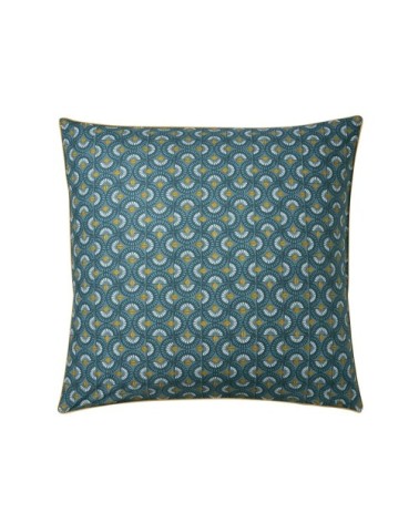 Parure de lit Housse de couette 240x220 + taie carrée bleu