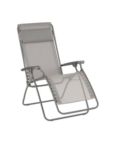 Fauteuil relax zéro gravité en acier gris l88xl67xh114