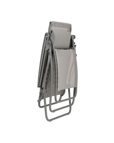 Fauteuil relax zéro gravité en acier gris l88xl67xh114