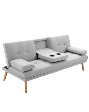 Canapé convertible 3 places design scandinave