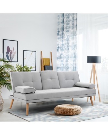 Canapé convertible 3 places design scandinave
