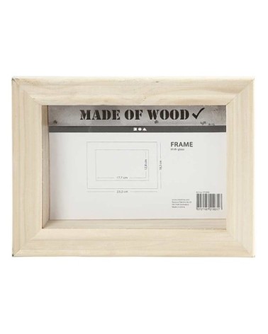 Cadre en bois 3D 23,2x18,2x2,5cm