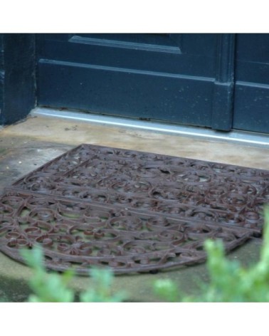 Paillasson demi-lune en fonte