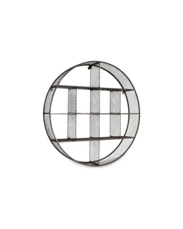 Etagère murale en métal gris