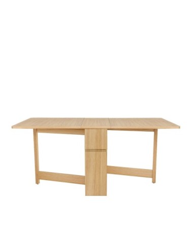 Table à manger pliable en bois 170x90cm bois clair