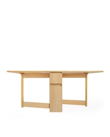 Table à manger pliable en bois 170x90cm bois clair