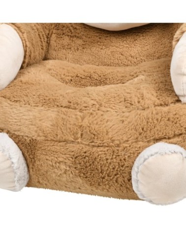 Coussin de sol beige[ ]polyester[ ]45 x 45