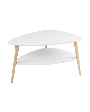 Table basse style scandinave blanche L82