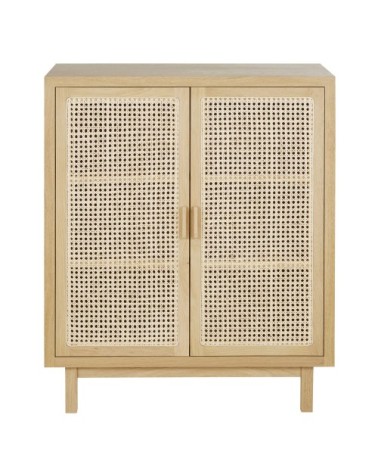 Buffet 2 portes cannage en rotin