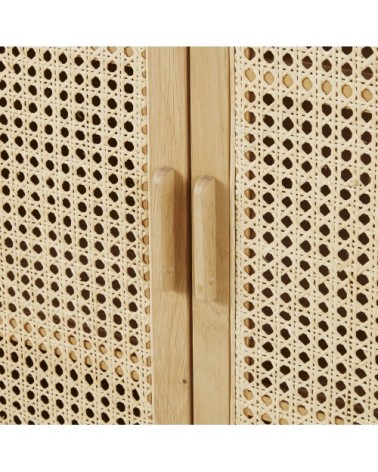 Buffet 2 portes cannage en rotin