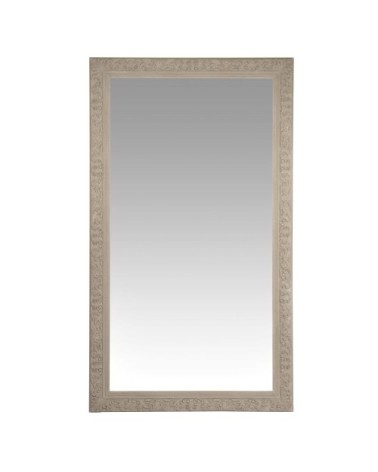 Miroir sculpté beige 120x210