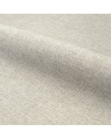 Lit double avec coffre 160x200 cm en tissu gris/beige
