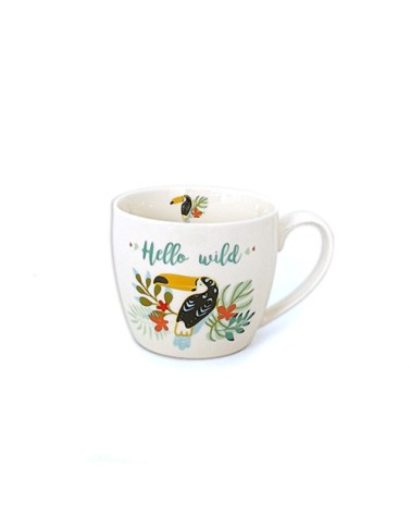 Tasse en porcelaine toucan