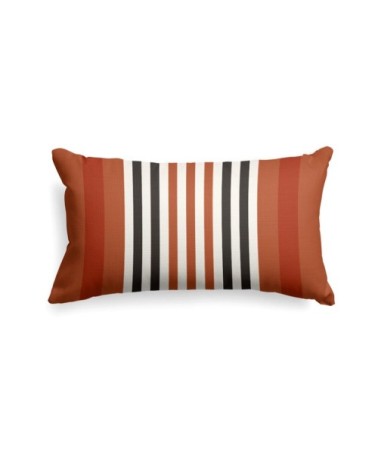 Housse de coussin orange 25x45