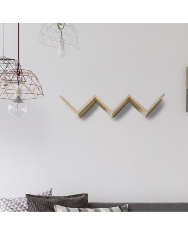 Etagères murale flottante design contemporain en V kit fixation inclus