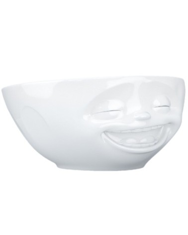Bol en porcelaine blanche Laughing 350ml