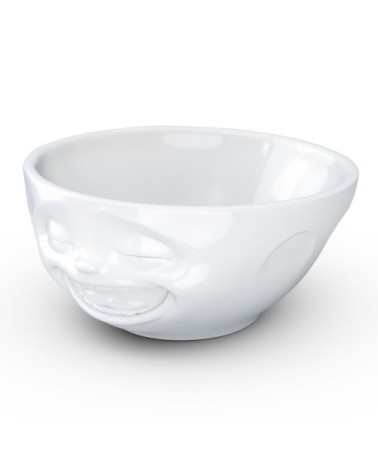 Bol en porcelaine blanche Laughing 350ml