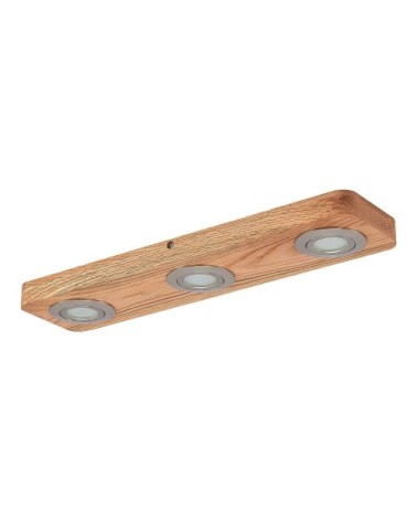 Plafonnier en bois marron