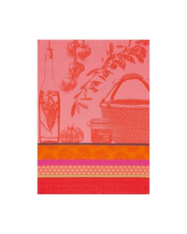 Torchon en coton pastèque 60 x 80